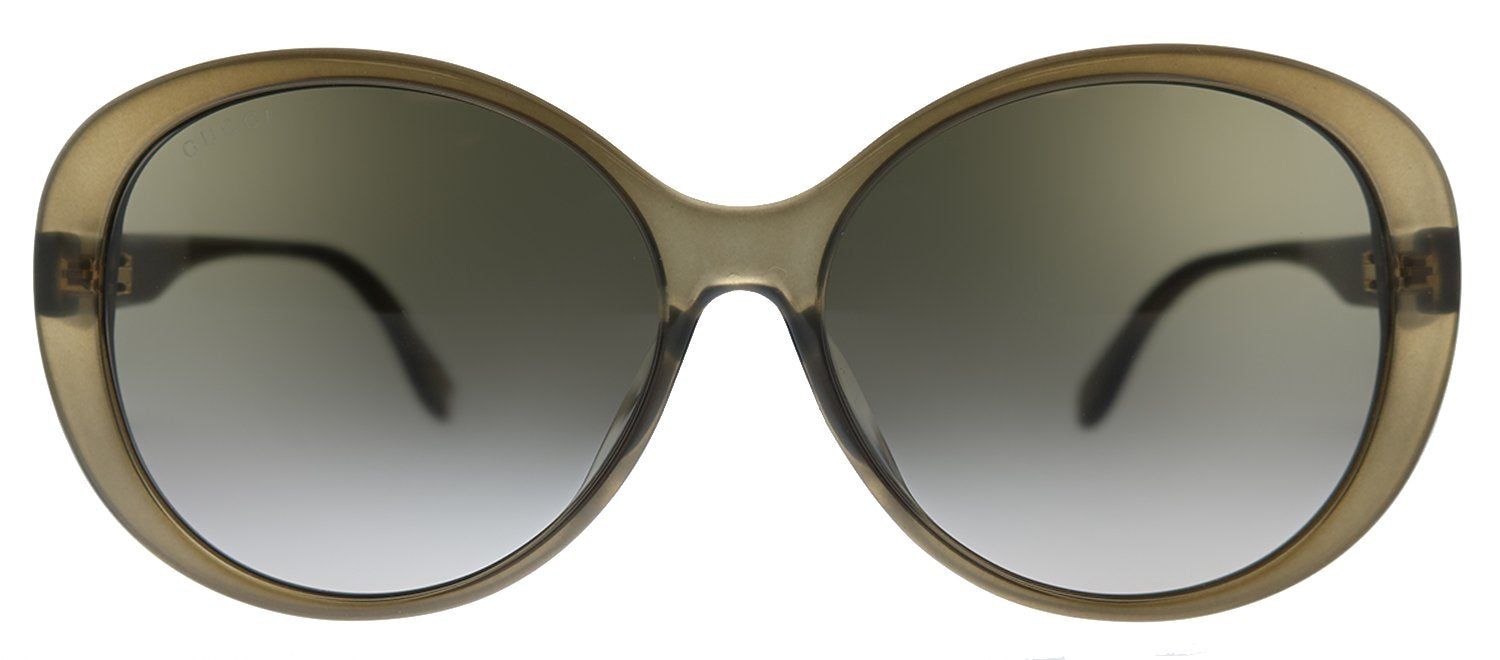 Gucci GG 0793SK 002 Round Acetate Brown Sunglasses with Brown Gradient Lens sold by Gaffos