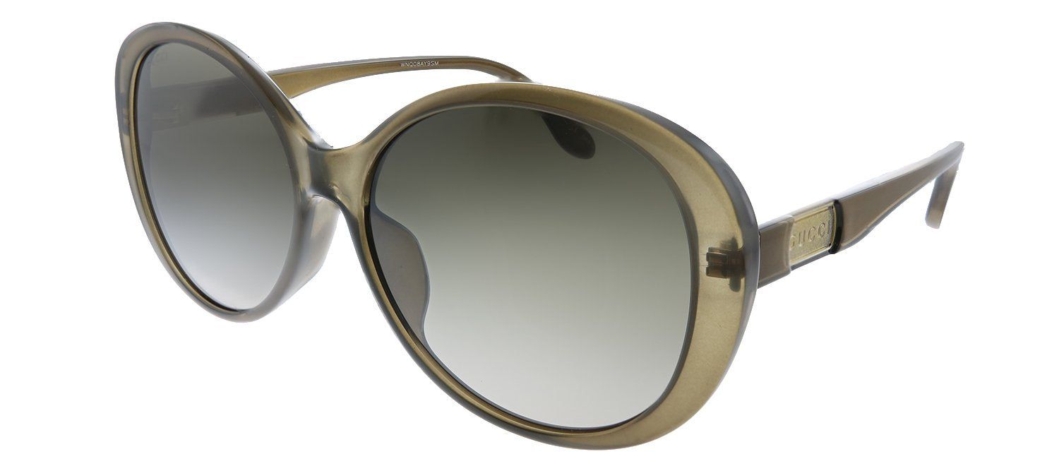 Gucci GG 0793SK 002 Round Acetate Brown Sunglasses with Brown Gradient Lens sold by Gaffos product image thumbnail 2