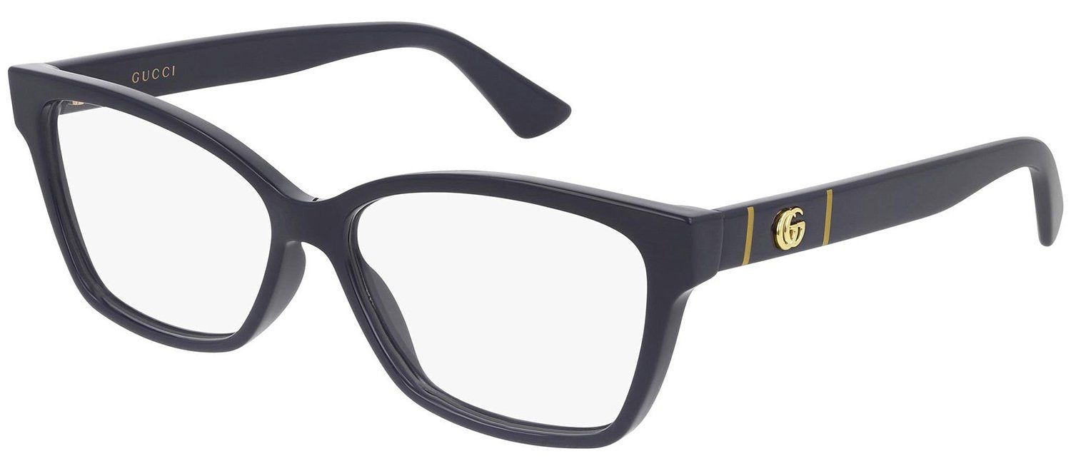 Gucci GG 634O 004 Rectangle Acetate Blue Eyeglasses with Demo Lens sold by Gaffos