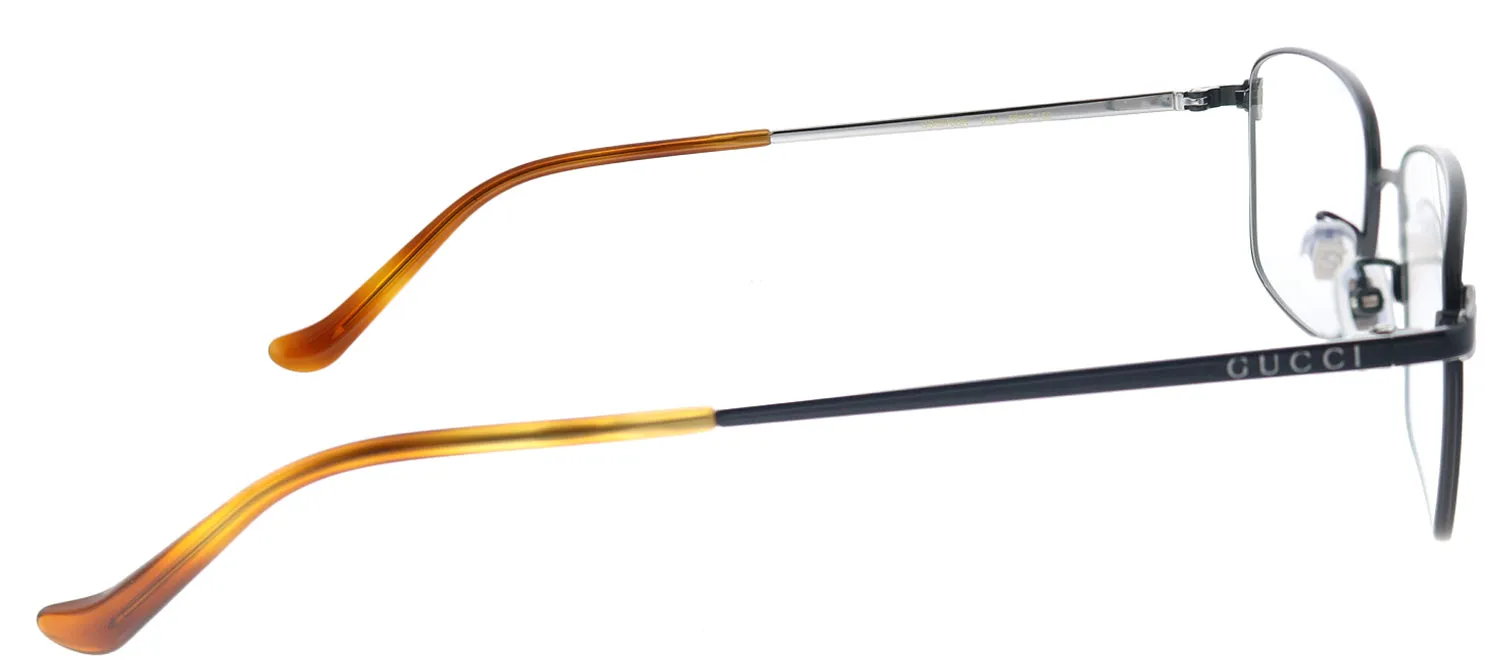 Gucci GG 0576OK 004 Rectangle Metal Black Eyeglasses with Demo Lens sold by Gaffos product image thumbnail 3