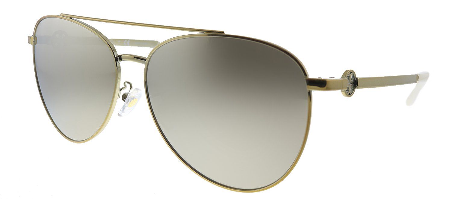 Tory Burch TY 6074 328513 Aviator Metal Shiny Gold Metal Sunglasses with Brown Gradient Lens sold by Gaffos product image thumbnail 2