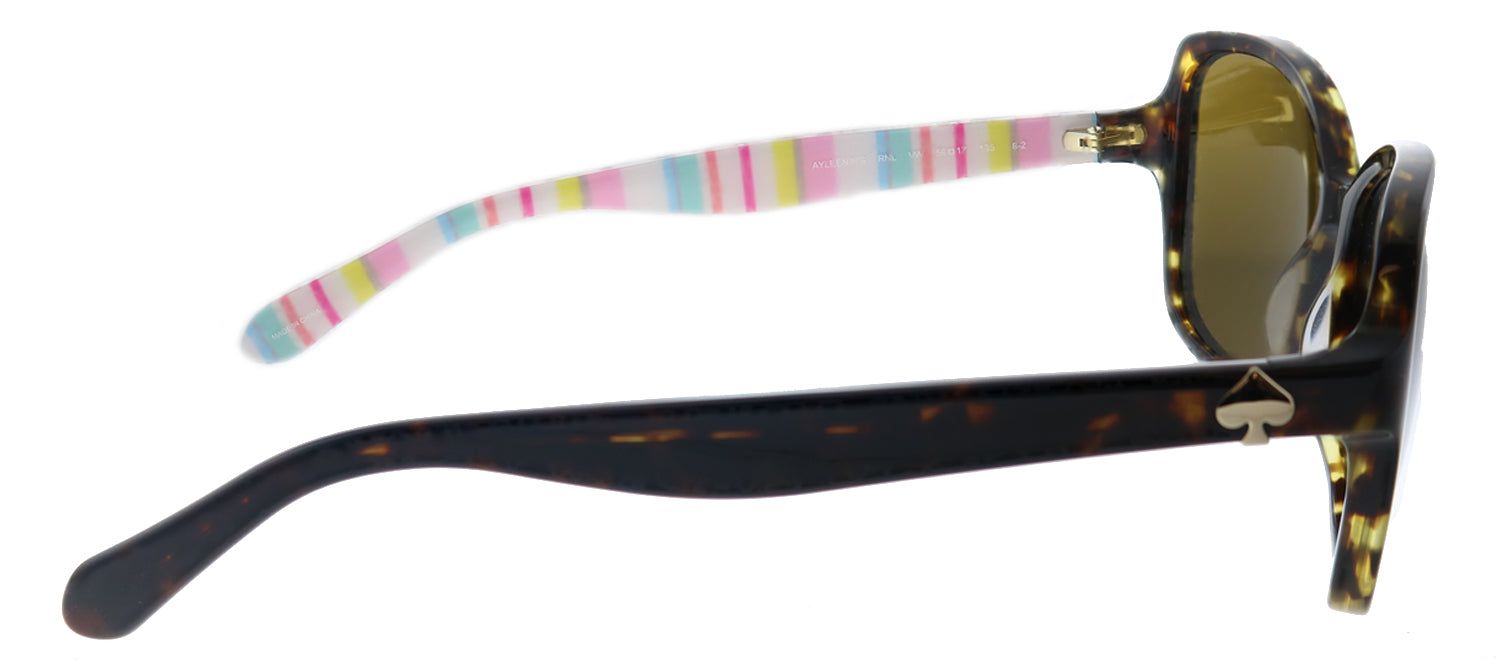 Kate Spade KS Ayleen/P RNL Square Plastic Havana Sunglasses with Brown Polarized Lens sold by Gaffos product image thumbnail 3