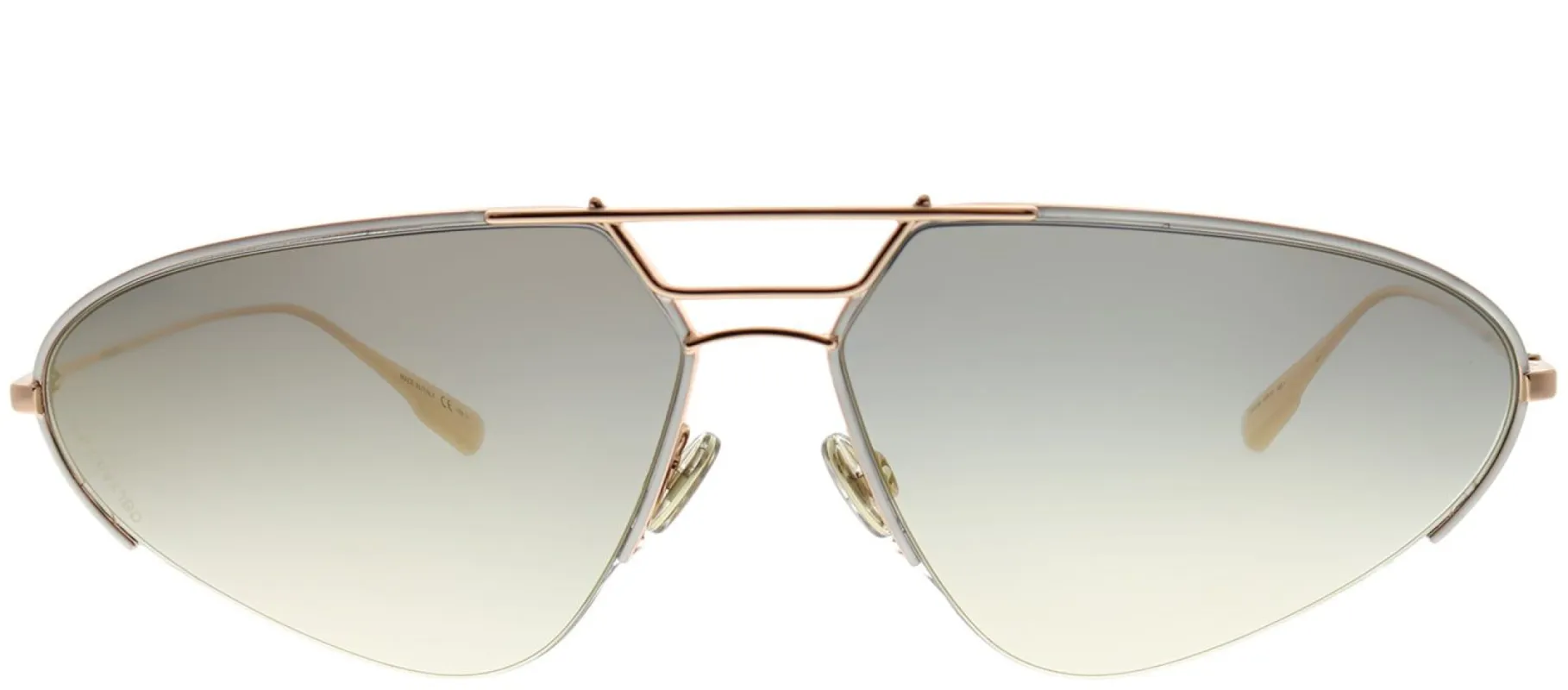 Dior CD Stellaire5 DDB WM Oval Metal Gold Sunglasses with Gold Mirror Gradient Lens sold by Gaffos
