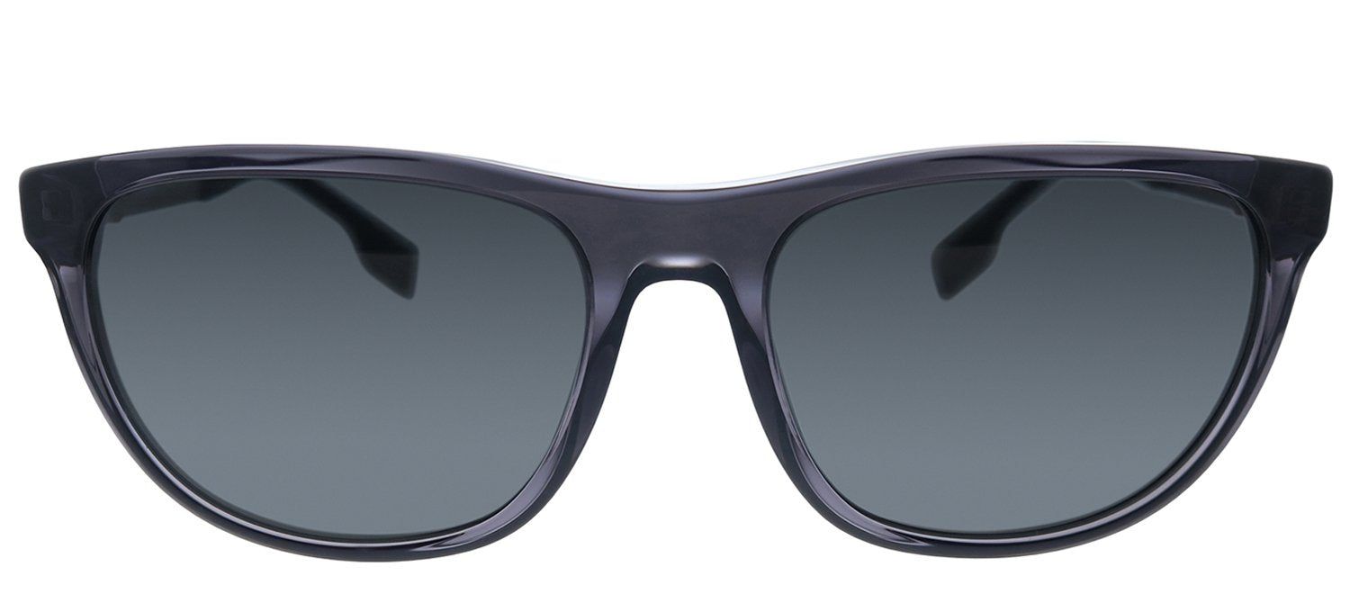 Burberry BE 4319 354487 Rectangle Plastic Grey Sunglasses with Grey Lens sold by Gaffos