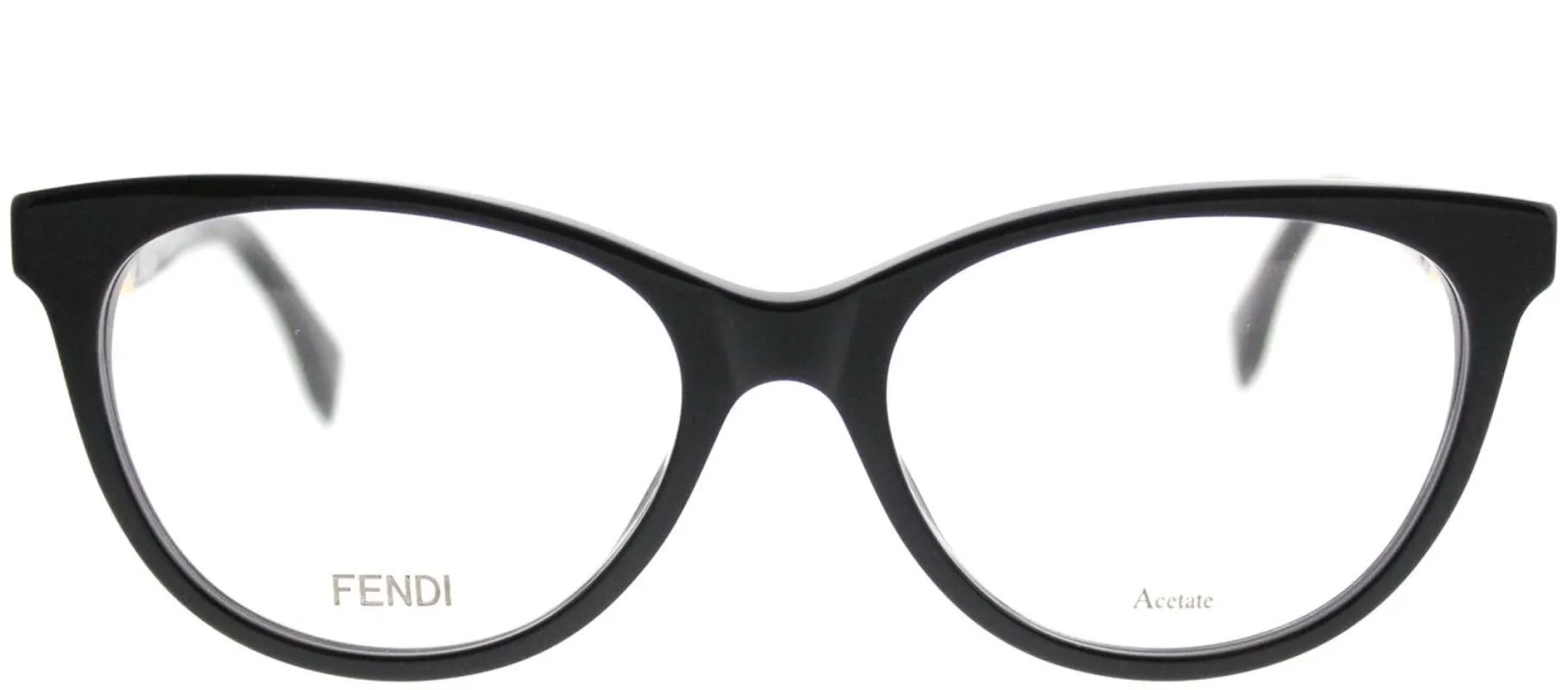 Fendi FF 0201 807 Cat-Eye Plastic Black Eyeglasses with Demo Lens sold by Gaffos
