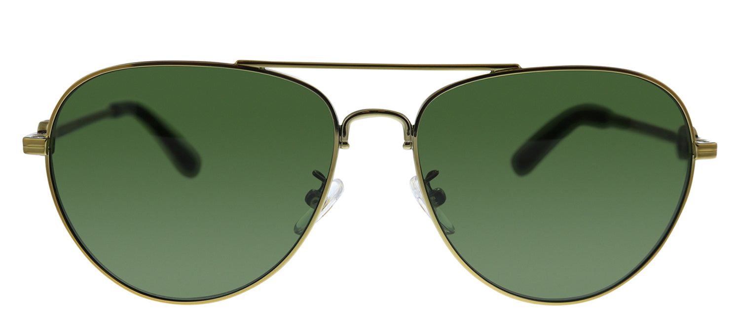 Tory Burch TY 6083 330171 Pilot Metal Gold Sunglasses with Green Lens sold by Gaffos