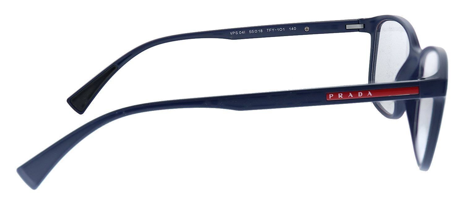 Prada Linea Rossa Lifestyle PS 04IV TFY1O1 Rectangle Plastic Blue Eyeglasses with Demo Lens sold by Gaffos product image thumbnail 3