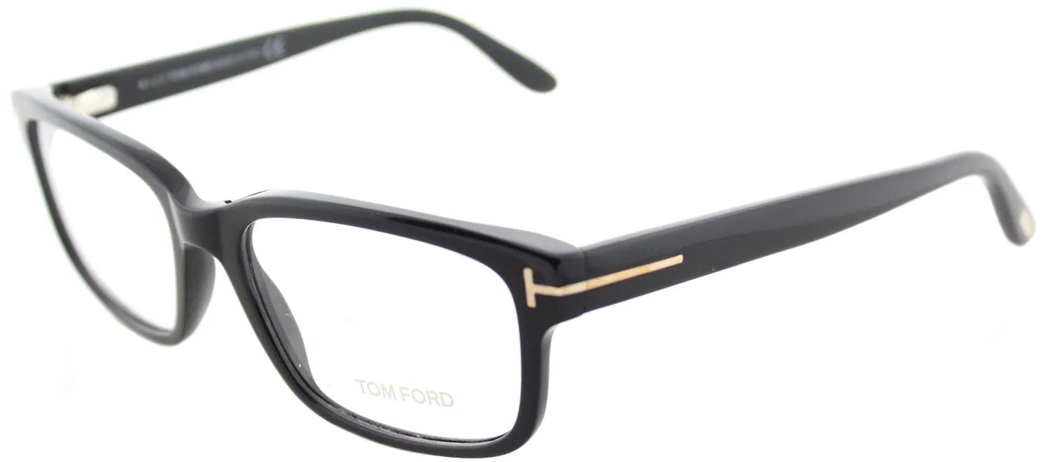 Tom Ford FT 5313 001 Rectangle Plastic Black Eyeglasses with Demo Lens sold by Gaffos product image thumbnail 2