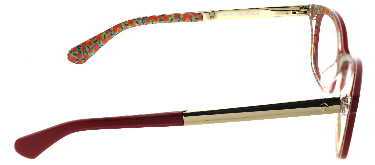 Kate Spade KS Jodiann/F XSU Cat-Eye Plastic Burgundy/ Red Eyeglasses with Demo Lens sold by Gaffos product image thumbnail 3
