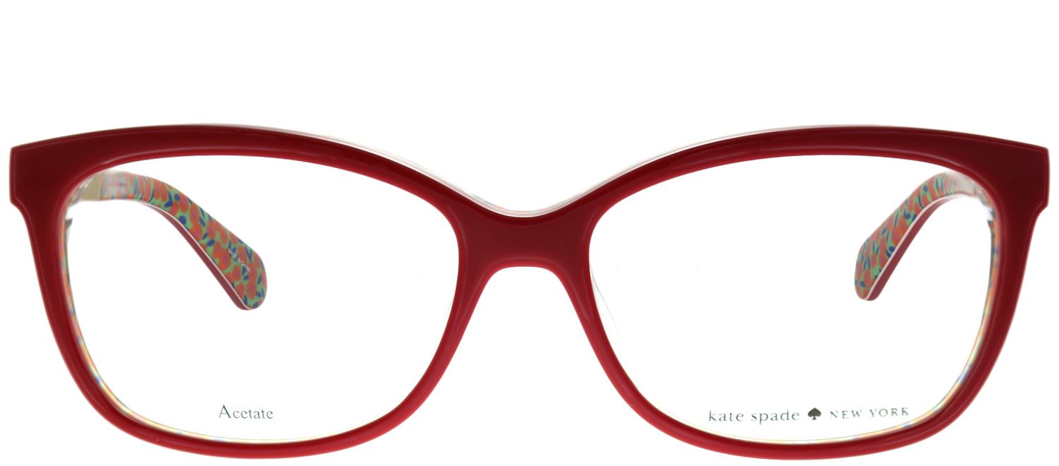 Kate Spade KS Jodiann/F XSU Cat-Eye Plastic Burgundy/ Red Eyeglasses with Demo Lens sold by Gaffos
