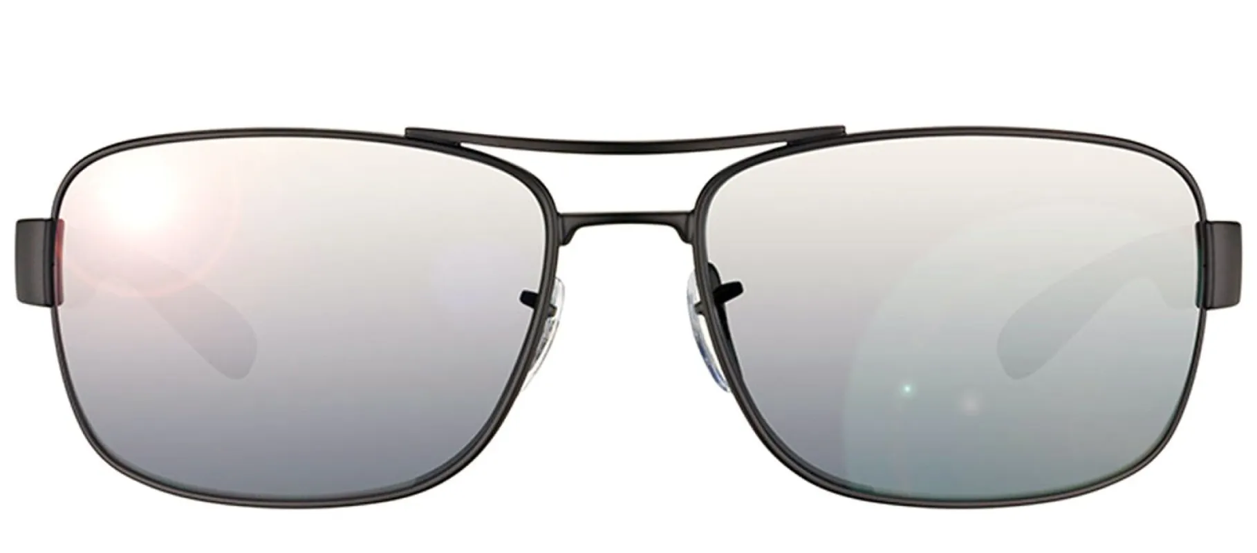 Ray-Ban RB 3522 006/82 Aviator Metal Ruthenium/ Gunmetal Sunglasses with Silver Polarized Lens sold by Gaffos