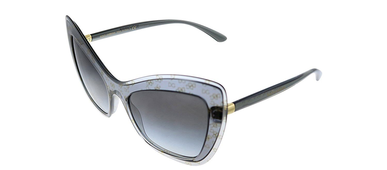 Dolce & Gabbana DG 4364 32138G Cat-Eye Plastic Grey Sunglasses with Grey Gradient Lens sold by Gaffos product image thumbnail 2