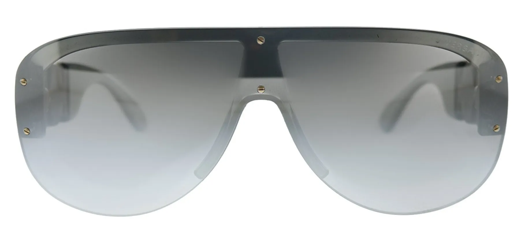 Versace VE 4391 311/6G Shield Plastic Grey Sunglasses with Grey Mirror Lens sold by Gaffos