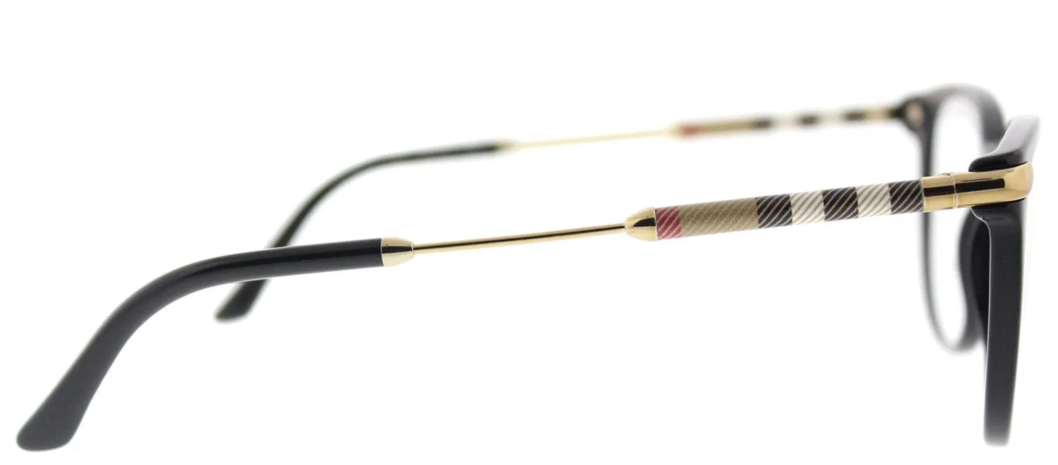 Burberry BE 2255Q 3001 Square Plastic Black Eyeglasses with Demo Lens sold by Gaffos product image thumbnail 3