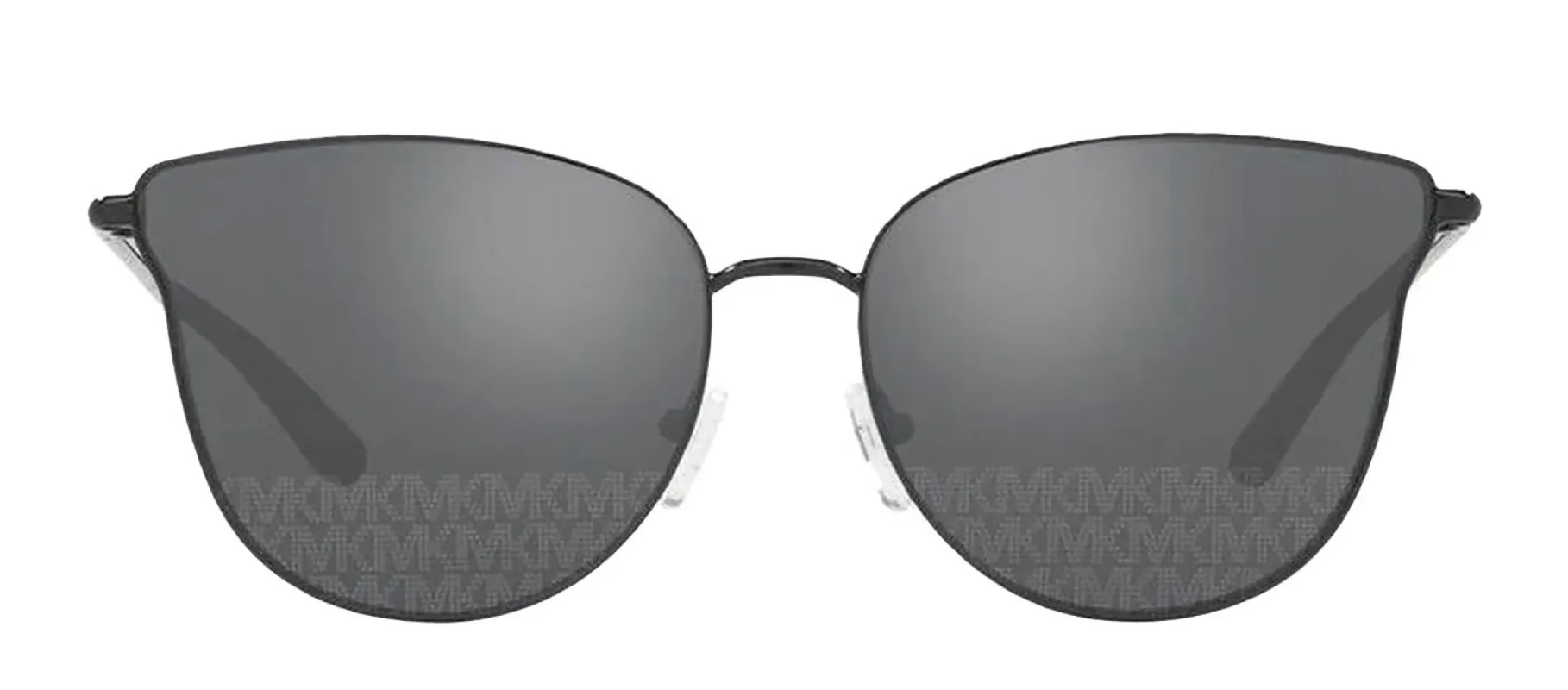 Michael Kors MK 1120 10056G Round Metal Black Sunglasses with Grey Mirror Lens sold by Gaffos