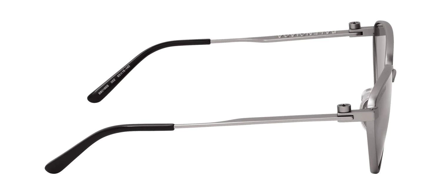 Balenciaga BB 0166S 002 Cat-Eye Metal Ruthenium Sunglasses with Green Lens sold by Gaffos product image thumbnail 3