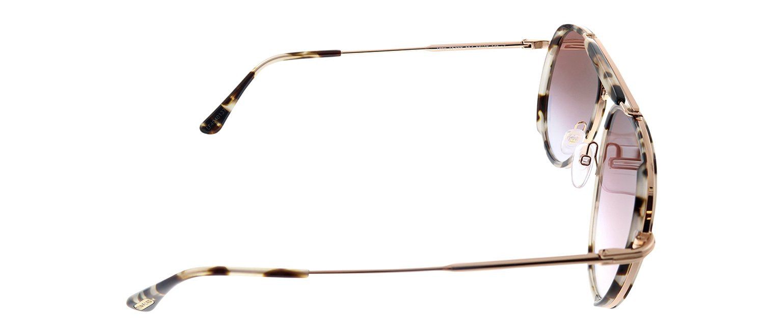 Tom Ford TF 666 55Z Pilot Plastic Grey Sunglasses with Red Gradient Lens sold by Gaffos product image thumbnail 3