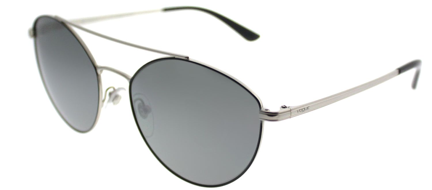 Vogue VO 4023S 352/6G Cat-Eye Metal Black Sunglasses with Silver Mirror Lens sold by Gaffos product image thumbnail 2