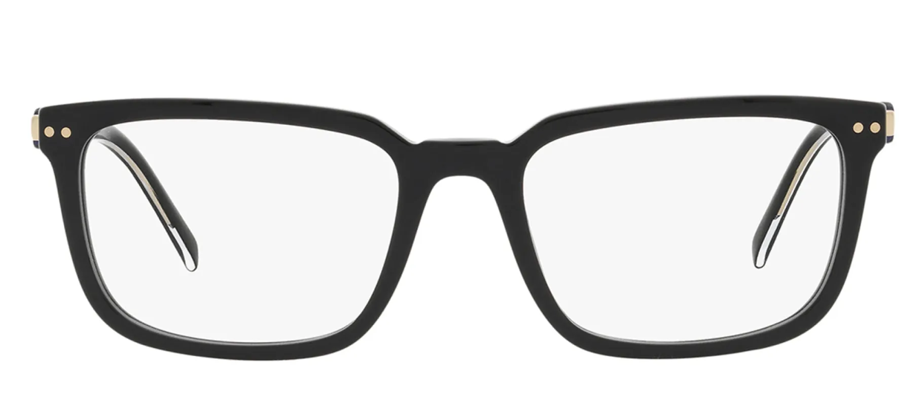 Prada PR 13YV AAV1O1 Rectangle Plastic Black Eyeglasses with Logo Stamped Demo Lenses sold by Gaffos