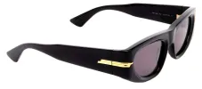 Bottega Veneta BV 1144S 001 Butterfly Plastic Black Sunglasses with Grey Lens sold by Gaffos