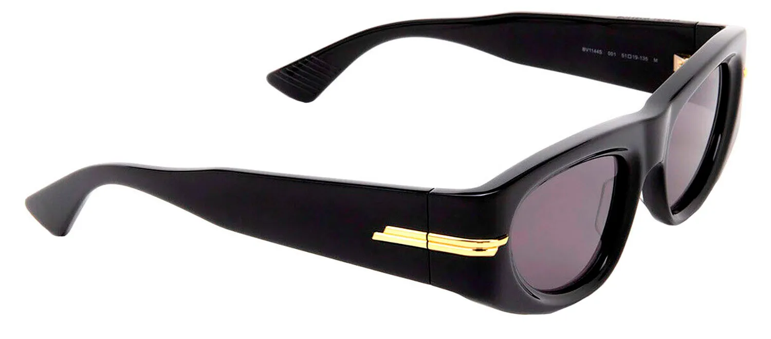 Bottega Veneta BV 1144S 001 Butterfly Plastic Black Sunglasses with Grey Lens sold by Gaffos product image thumbnail 3