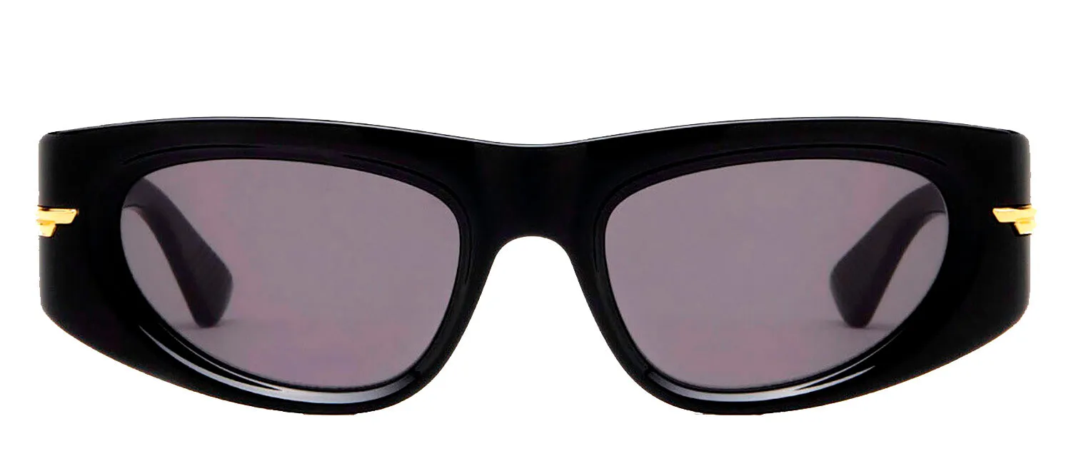 Bottega Veneta BV 1144S 001 Butterfly Plastic Black Sunglasses with Grey Lens sold by Gaffos
