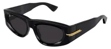 Bottega Veneta BV 1144S 001 Butterfly Plastic Black Sunglasses with Grey Lens sold by Gaffos
