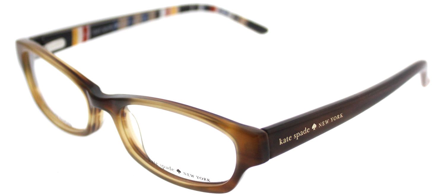 Kate Spade KS Twyla JZS Rectangle Plastic Brown Eyeglasses with Demo Lens sold by Gaffos product image thumbnail 2