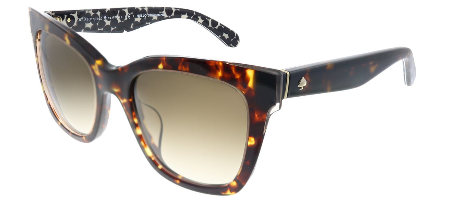 Kate Spade KS Emmylou/S S3P Square Plastic Tortoise/ Havana Sunglasses with Brown Gradient Lens sold by Gaffos product image thumbnail 2
