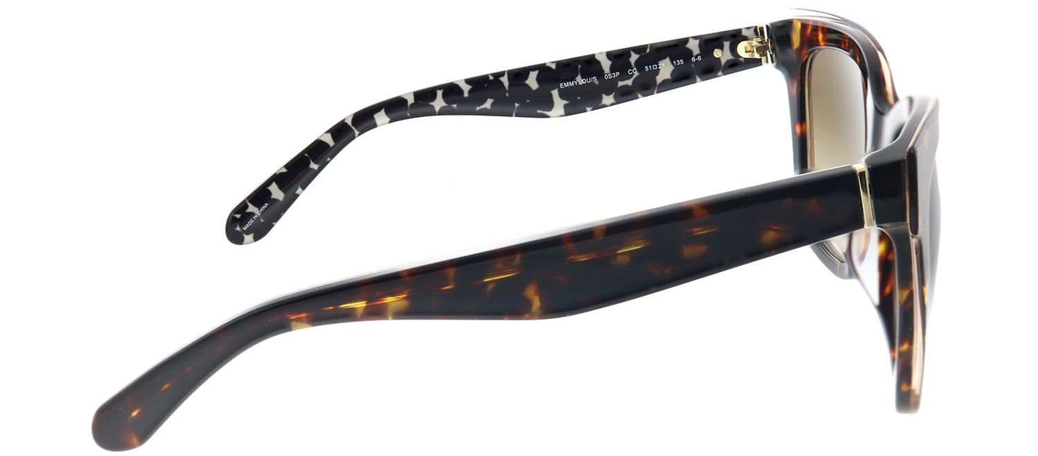 Kate Spade KS Emmylou/S S3P Square Plastic Tortoise/ Havana Sunglasses with Brown Gradient Lens sold by Gaffos product image thumbnail 3