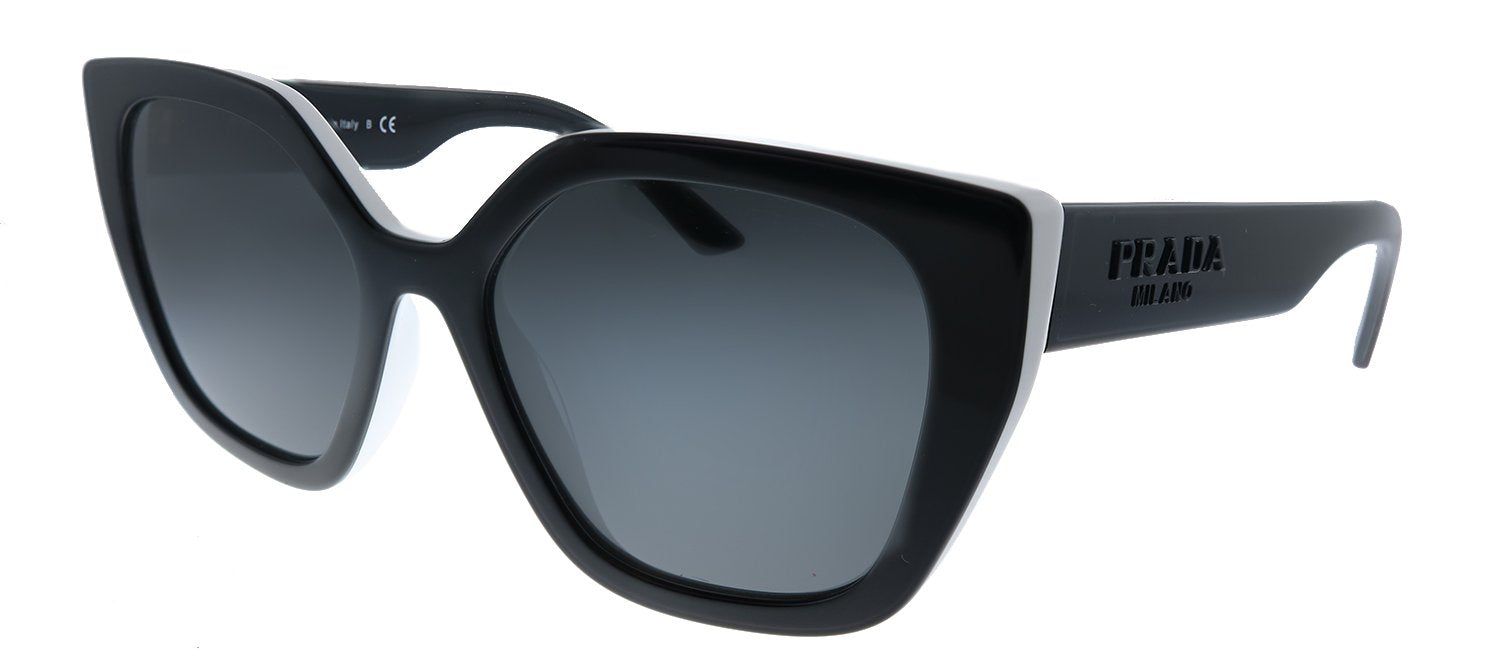 Prada PR 24XS YC45S0 Rectangle Plastic Black Sunglasses with Grey Lens sold by Gaffos product image thumbnail 2