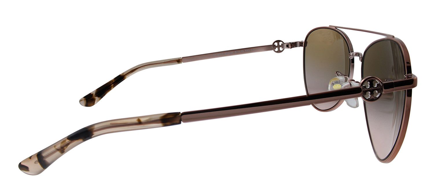 Tory Burch TY 6074 325411 Aviator Metal Gold Sunglasses with Brown Gradient Lens sold by Gaffos product image thumbnail 3