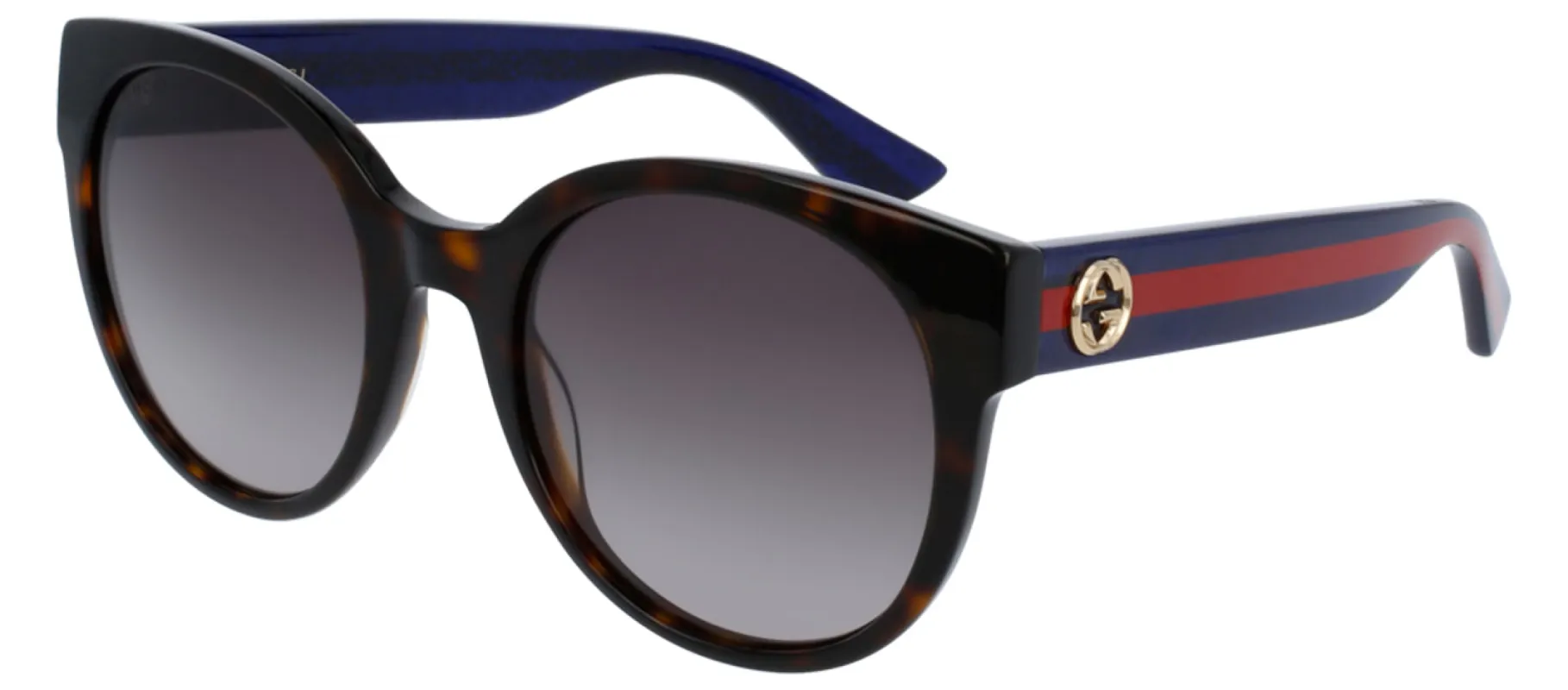 Gucci GG 0035SN 004 Round Acetate Havana Sunglasses with Brown Lens sold by Gaffos