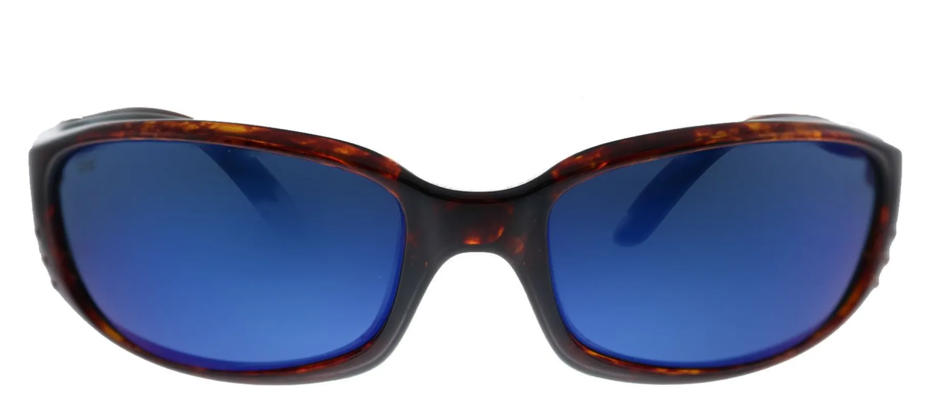 Costa Del Mar BRINE 9017 901705 Oval Plastic Tortoise Sunglasses with Blue Mirror Lens made by Gaffos