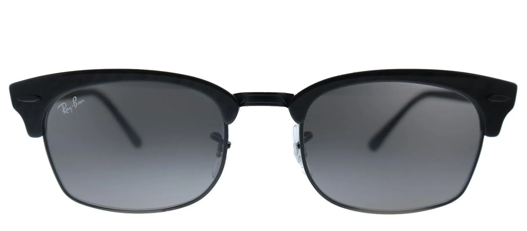 Ray-Ban Clubmaster Square RB 3916 1305B1 Rectangle Plastic Black Sunglasses with Grey Lens sold by Gaffos