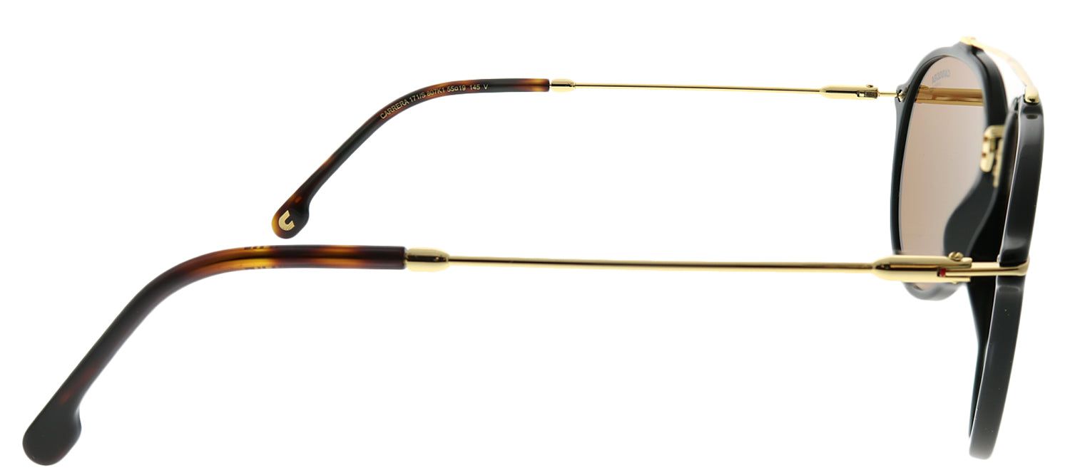 Carrera CA Carrera171 807 K1 Aviator Plastic Black Sunglasses with Gold Mirror Lens sold by Gaffos product image thumbnail 3