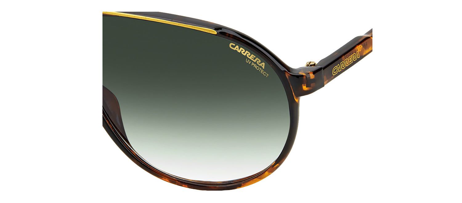 Carrera CA Champion65 0UC_9K Aviator Plastic Havana Sunglasses with Green Gradient Lens sold by Gaffos product image thumbnail 3