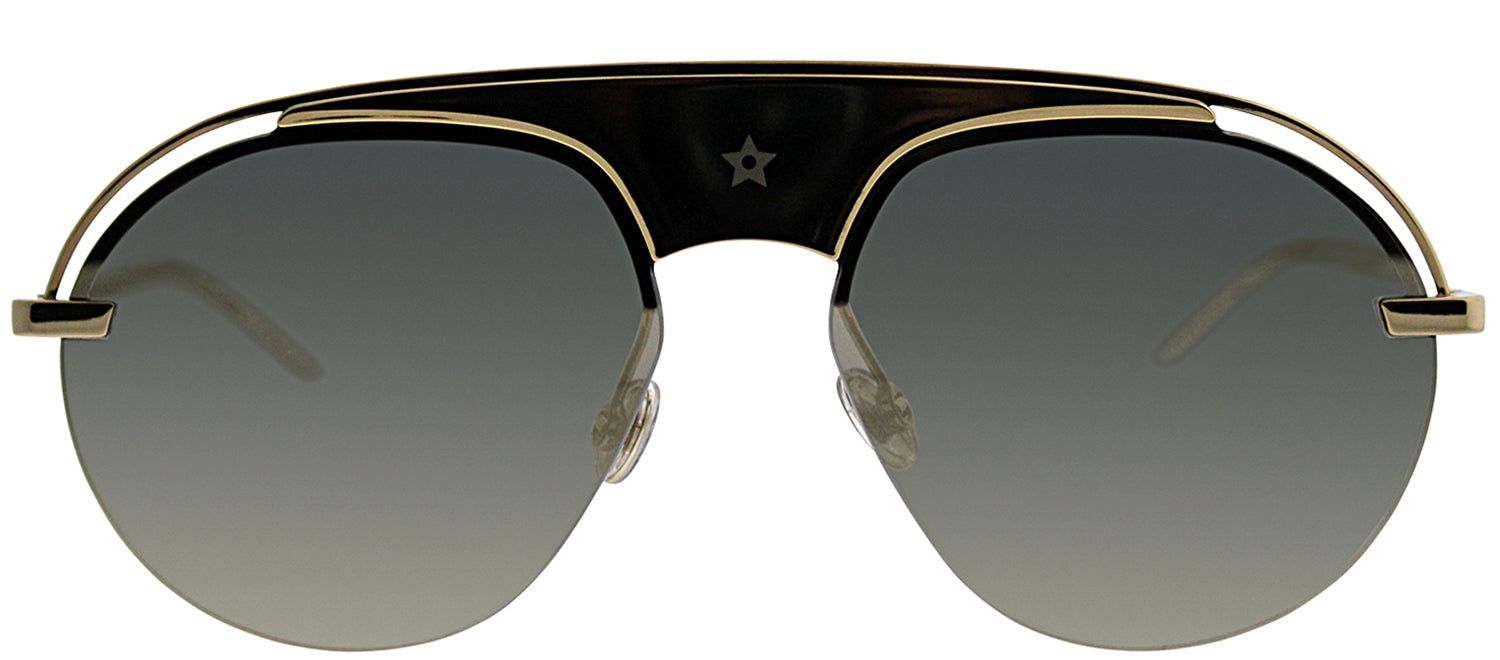 Dior CD Revolution2 J5G Aviator Metal Gold Sunglasses with Gold Mirror Lens sold by Gaffos