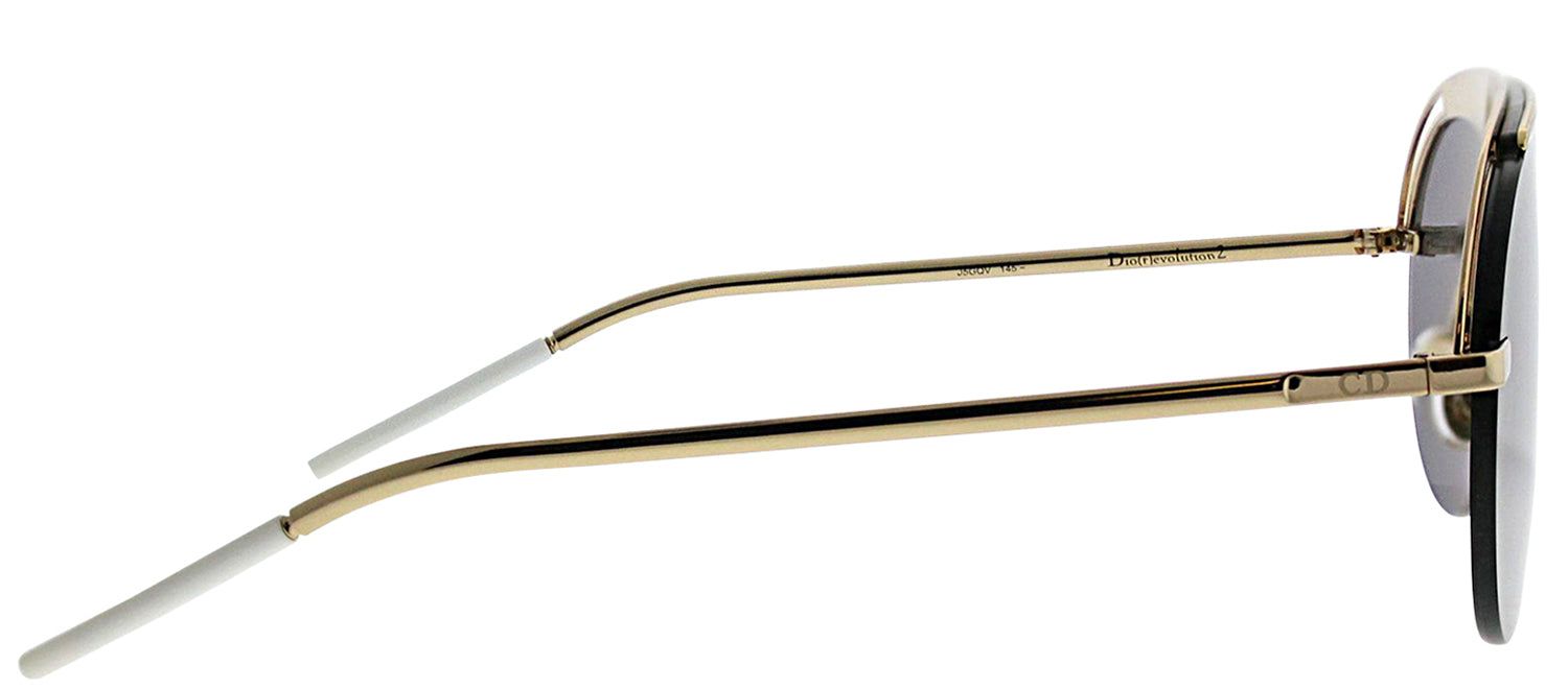 Dior CD Revolution2 J5G Aviator Metal Gold Sunglasses with Gold Mirror Lens sold by Gaffos product image thumbnail 3