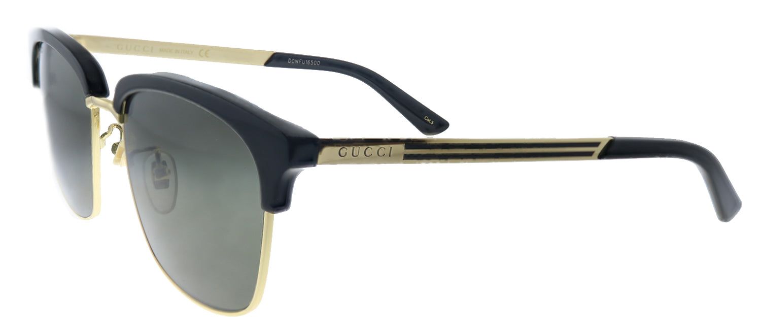 Gucci GG 0697S 001 Square Acetate Black Sunglasses with Grey Lens sold by Gaffos product image thumbnail 2