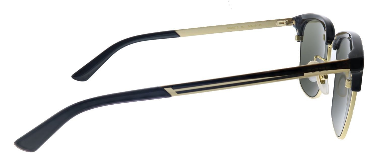 Gucci GG 0697S 001 Square Acetate Black Sunglasses with Grey Lens sold by Gaffos product image thumbnail 3