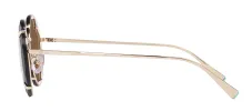 Tiffany & Co. TF 3091 602173 Round Metal Gold Sunglasses with Brown Lens sold by Gaffos