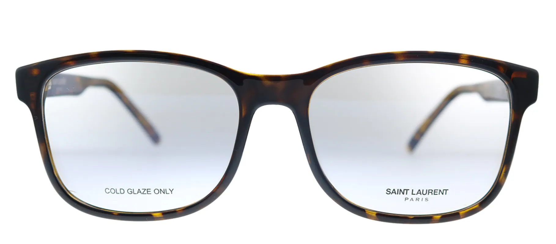 Saint Laurent SL 398 002 Rectangle Acetate Havana Eyeglasses with Demo Lens sold by Gaffos