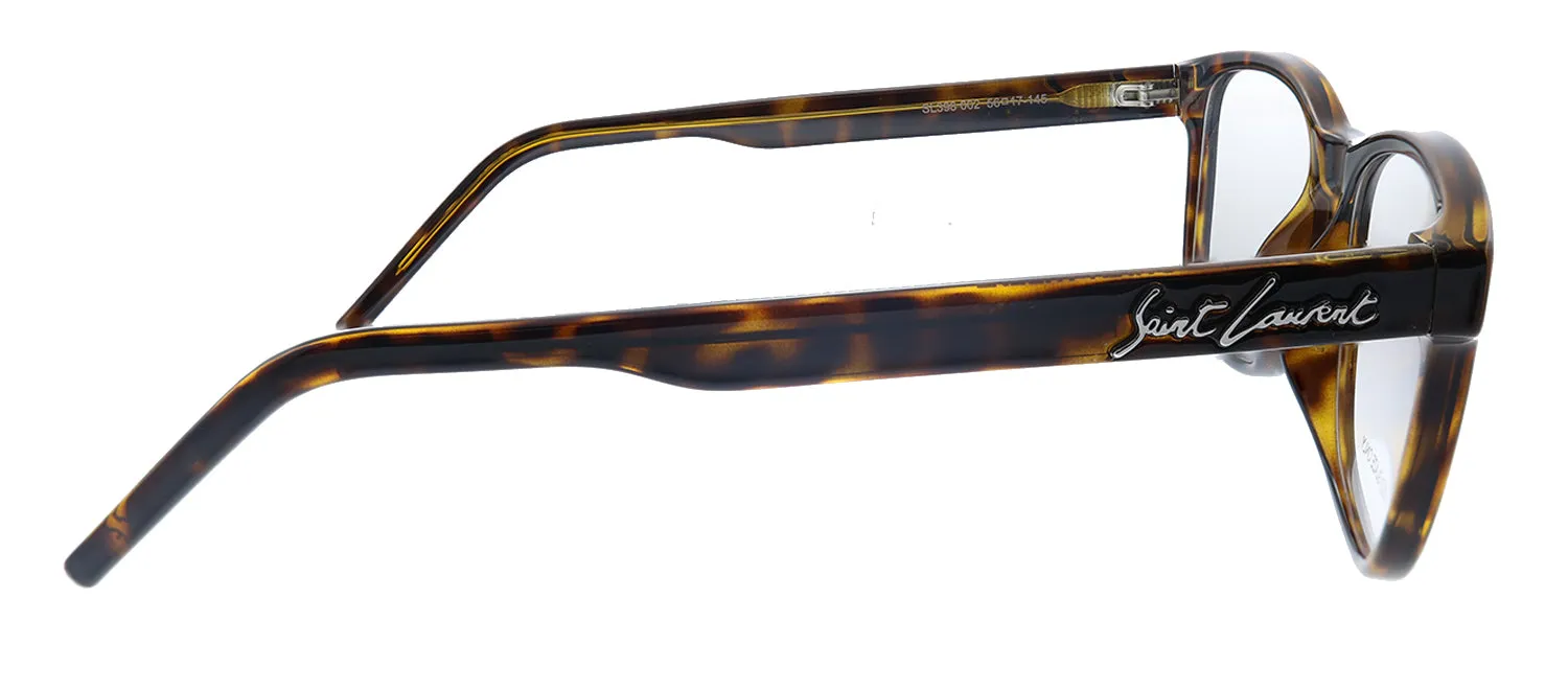 Saint Laurent SL 398 002 Rectangle Acetate Havana Eyeglasses with Demo Lens sold by Gaffos product image thumbnail 3