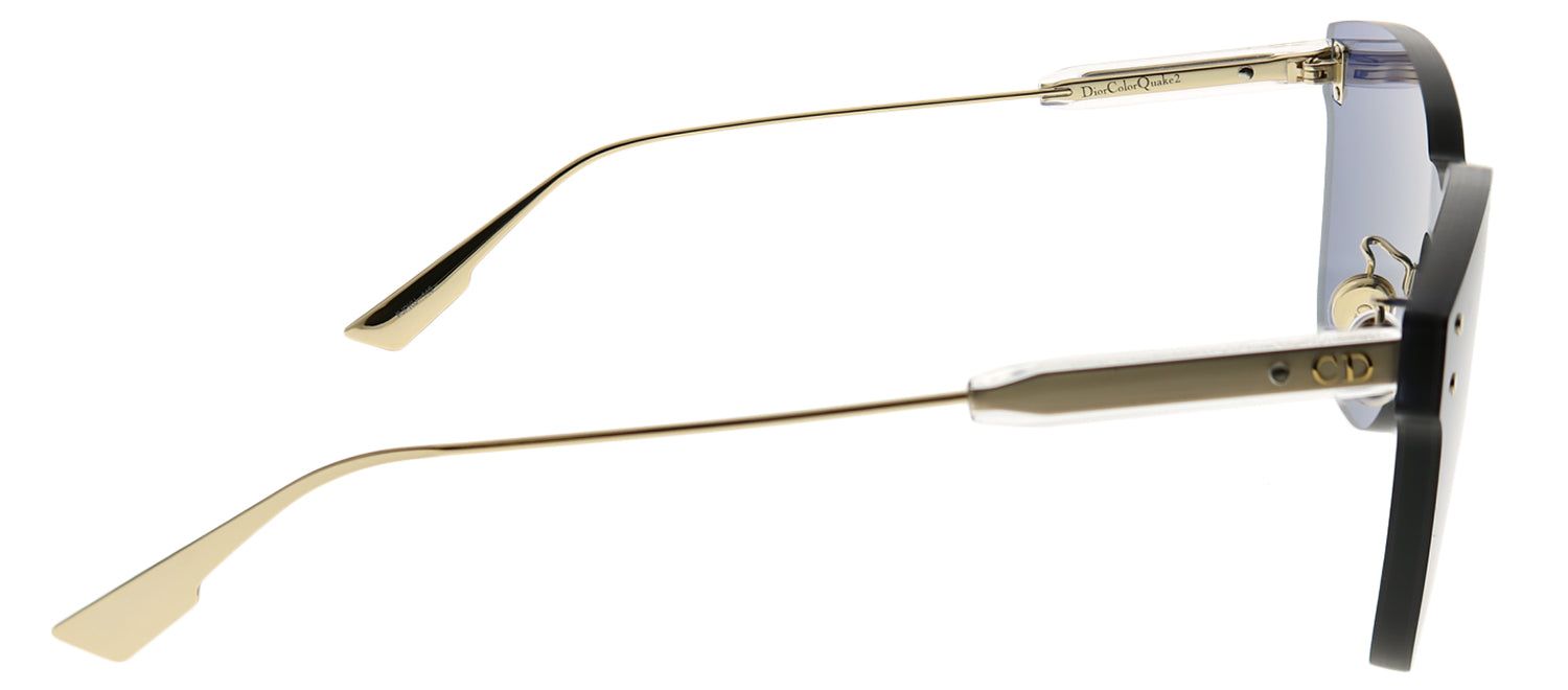 Dior CD ColorQuake2 PJP KU Rectangle Plastic Blue Sunglasses with Blue Lens sold by Gaffos product image thumbnail 3