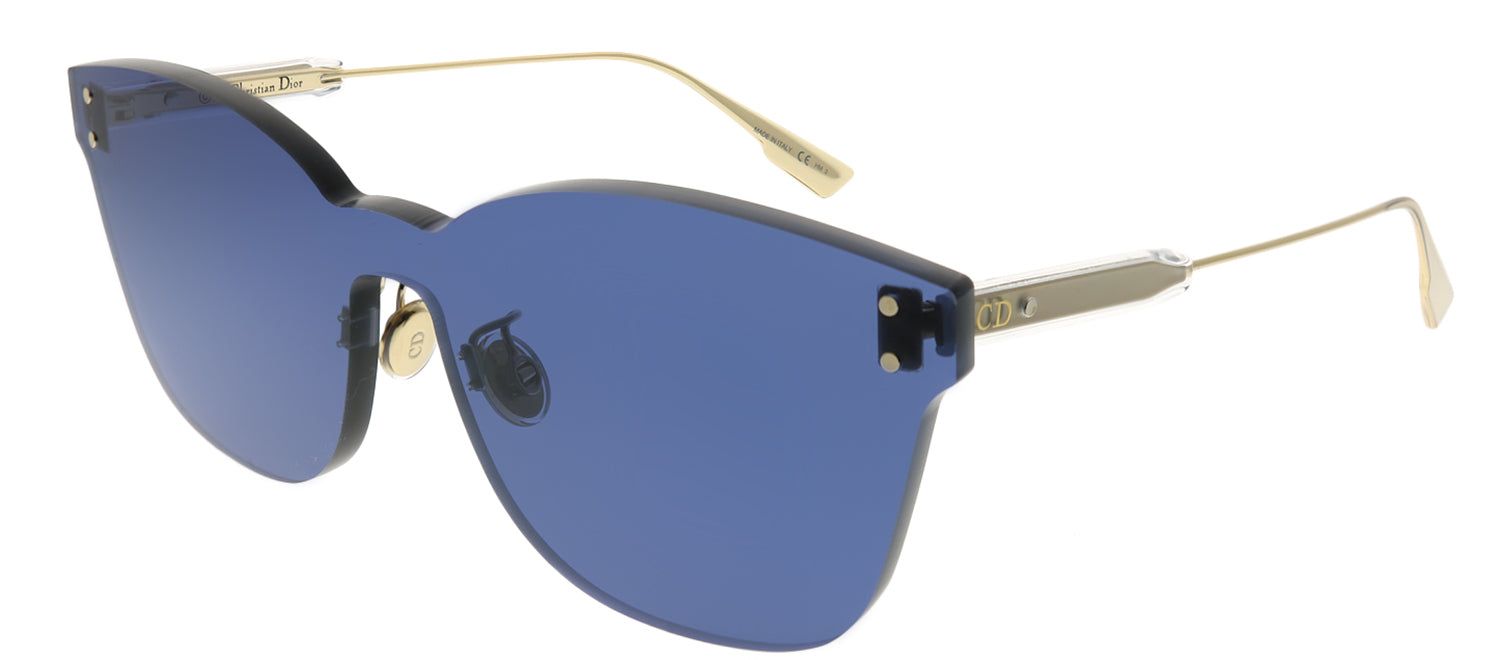 Dior CD ColorQuake2 PJP KU Rectangle Plastic Blue Sunglasses with Blue Lens sold by Gaffos product image thumbnail 2