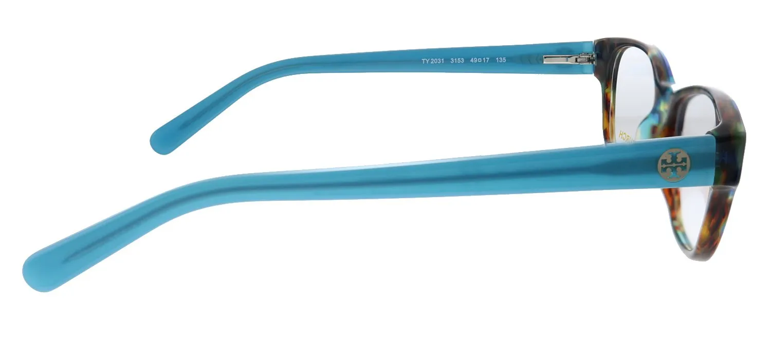 Tory Burch TY 2031 3153 Butterfly Plastic Havana Eyeglasses with Demo Lens sold by Gaffos product image thumbnail 3