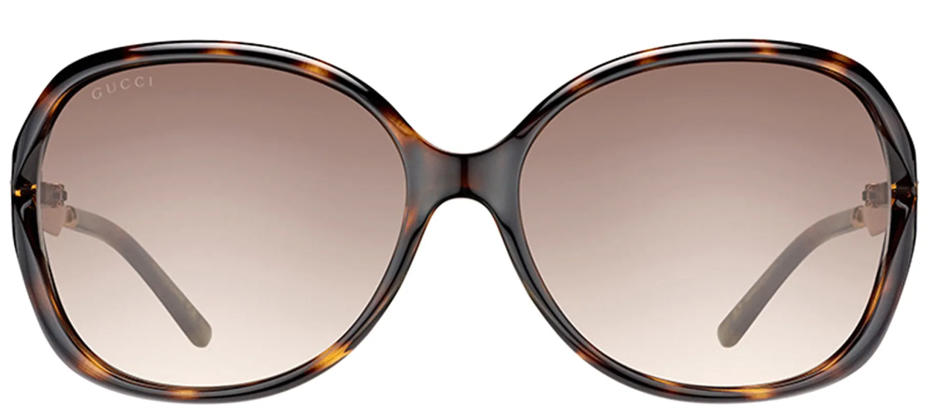 Gucci GG 0076S 003 Fashion Acetate Tortoise/ Havana Sunglasses with Brown Gradient Lens sold by Gaffos