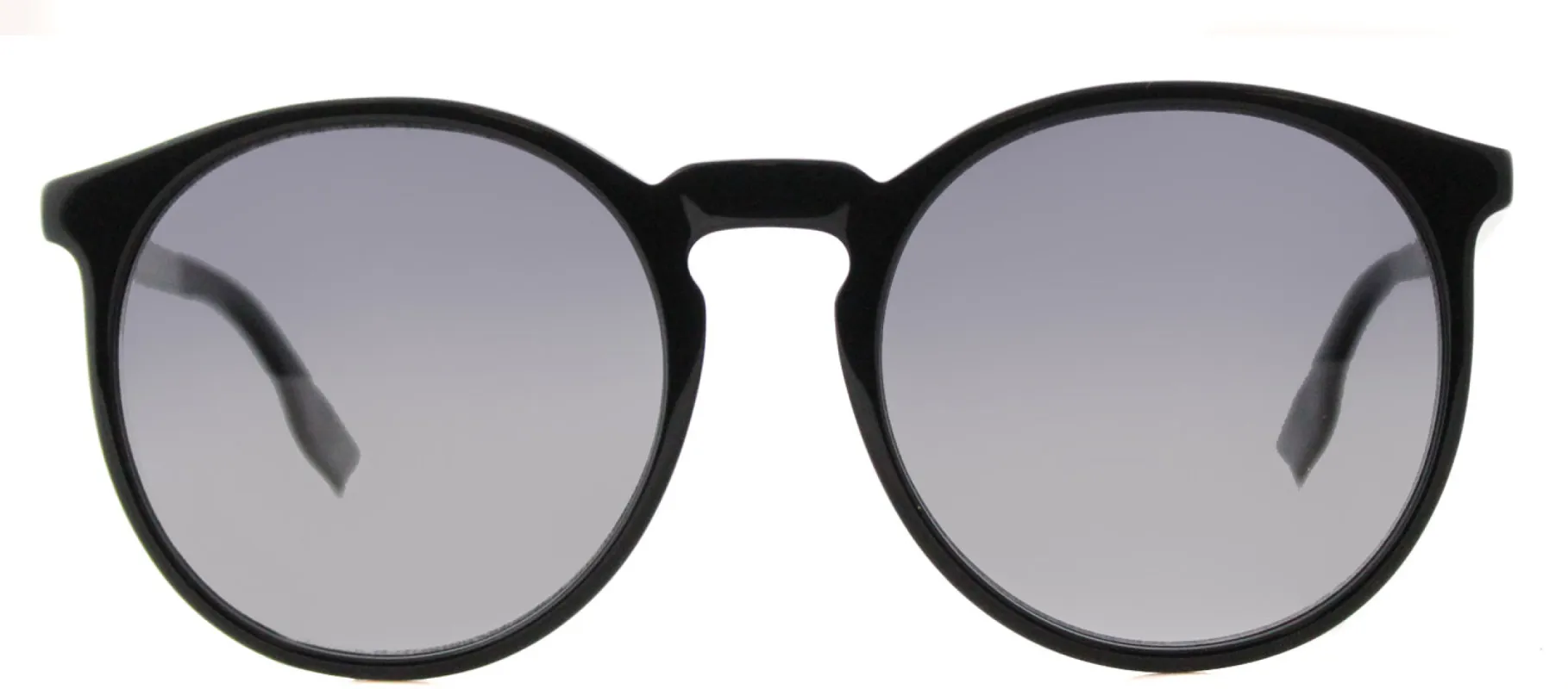 McQ MQ 0038S 003 Round Plastic Black Sunglasses with Grey Gradient Lens sold by Gaffos