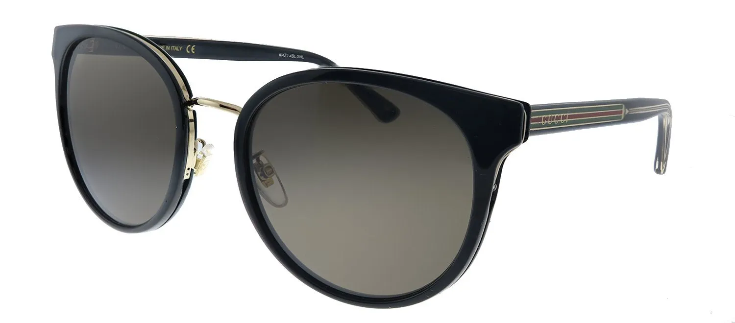 Gucci GG 0850SK 001 Cat-Eye Acetate Black Sunglasses with Grey Lens sold by Gaffos product image thumbnail 2